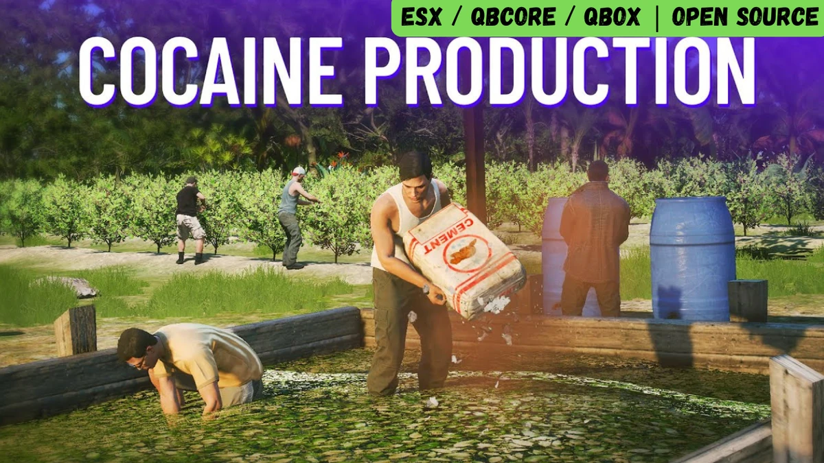 Cocaine Production | QB / QBX / ESX | Open Source
